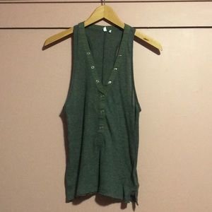 Forest green tank top